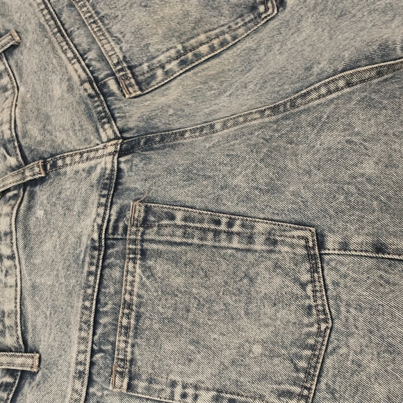 Vintage High Waisted Mom Jeans Acid Wash Zip Legs sz 18 100 Cotton Venezia - Picture 5 of 8